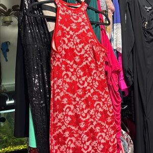 Red Lace Dress